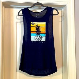 Women’s Quicksilver Large Key West tank top, Navy